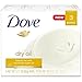 Dove Beauty Bar, Dry Oil 3.17 oz, 3 Bar