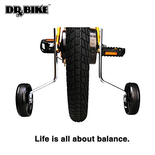 DRBIKE Adjustable Training Wheels for 12 14 16 18 20 Inch Kids Bike