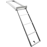 Extreme Max 3005.3434 Undermount Pontoon Ladder - 4-Step