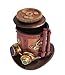PTC 7 Inch Steampunk Themed Machinery Hat Jewelry/Trinket Box Figurine