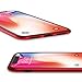 VANMASS iPhone X Case Matte Finish Flexible Soft Gel TPU Sleek Cover Shell with Thin Slim Fit and Apple Original Natural Touch for Apple iPhone X -Red