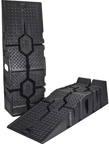 RhinoGear 11912 RhinoRamps MAX Vehicle Ramps - Set of 2 (16,000lb. GVW Capacity) (Renewed)