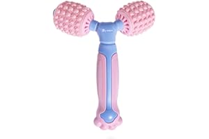 Ryoma Cat Paw Dual-Roller Massager, Protable Hand Held Massage Roller,Muscle Kneading Sensation, Silicone Softness Comfortabl