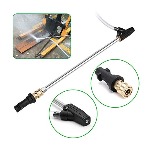 TekkPerry Pressure Washer Sandblaster Kit, Wet Blasting Washer Sandblasting Device Kit, with 1/4" Quick Release Plug and Karcher Adapter for Karcher K Series Pressure Washer