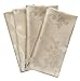 Benson Mills Harmony Scroll Woven Damask Fabric Set of 4 Napkins, Everyday, Parties, Special Occasions, Weddings and Holiday Cloth Napkin (18