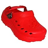 DAWGS Clog (Toddler/Little Kid), Red, 1 M US Little