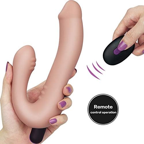 Love Love Toy Flesh Double Strápǒn Hárness Stráp ǒns Funny Toys for Lésbián Pants Stráp ǒn Strapless - Real Feel Only Sold by"CATCA-US"
