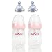 Original Spectra Breast Milk Storage Bottle - 5 FL OZ/160ml 2 Pack - Made to fit Spectra Breast Shield or Flange Made for Spectra Breast Pumps S1, S2, M1, S9. Include 2 Nipples for Bottle(Pink)