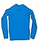 O'Neill Wetsuits UV Sun Protection Youth Basic Skins Long Sleeve Crew Sun Shirt Rash Guard, Bright Blue, 6