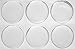 10 Pcs. Dia: 3 inch - (76.2mm) Clear Round Epoxy Stickers