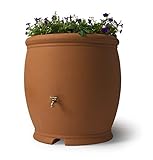 Algreen 85001 Products Barcelona Rain Barrel 100-Gallon, Terra Cotta
