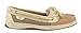 Sperry Top-Sider Women's Angelfish Boat Shoe, Linen/Gold, 9 Medium US