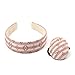 Girliber handmade headband and Hair elastic, hair accessories, Brown Webbed (Circular Elastic)