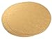 Juvale 12-Inch Gold Cake Drum Boards - 3-Pack Round Gold Foil Cardboard Cake Boards - Sturdy Disposable Decorating Supplies & Dessert Bases