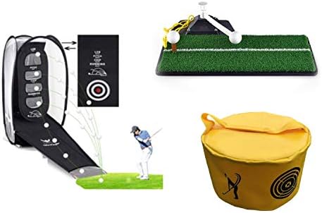 Posma Cn110d Multi Function Golf Chipping Net 3 In 1 Swing Hitting Putting Trainer Hitting Smash