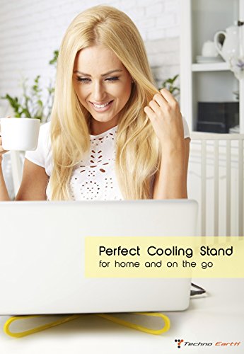 Techno Earth Portable Cooling Stand Rack Pad Base Support for MacBook Pro Air Universal Sony Acer Alien Toshiba Asus Microsoft Hp Compaq Lenova Laptop
