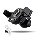 IKOPO One Touch Air Vent Car Mount Holder Cradle for iPhone 7 7 Plus/ 6s Plus/6s/6, Samsung Galaxy S8 Edge S7 S6 Note 5, Nexus 6,Smartphones(Black)