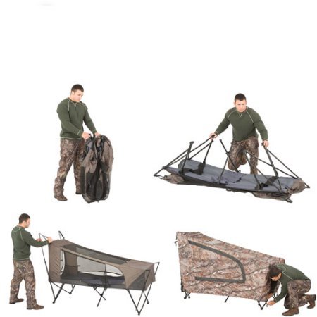 tent cot with rainfly