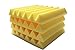 Soundproofing Acoustic Studio Foam - Yellow Color - Wedge Style Panels 12”x12”x2” Tiles - 4 Pack