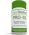 PRO-15: #1 Recommended Best Probiotic Supplement: 60 Once Daily Time Release Pearls - 15x More Effective than Capsules with Patented Delivery Technology - Easy to Swallow - Great Probiotics Supplement for Women, Men & Children - Promotes Digestive System 