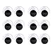 Sunmns 1.6 Inch Wiggle Eyes with Self Adhesive, 12 Pack