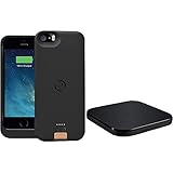 DURACELL POWERMAT PowerSet II Kit for iPhone 5 with Access Case and Powermat - Retail Packaging - Black