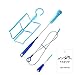 TAGVO Hydration Bladder Cleaning Kit, 6 in 1 Water Bladder Cleaner Set - 3 Brushes, Collapsible Hanger, 12 Cleaning Tablets & Carry Pouch, Water Reservoir Cleaning Tools for Hydration Backpack