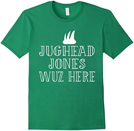 Mens JUGHEAD WUZ HERE T-SHIRT Large Kelly Green