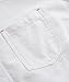 Seeksmile Women's Cotton Long Sleeve Button Down Shirt (Large, White)