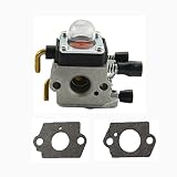 Savior Carburetor Carb + Gasket for Stihl FS38 FS45 FS46 FS55 Fs74 Fs75 Fs76 Fs80 Fs80r Fs85 Fc75 Fc85 Sp80 Ht70 Ht75 Trimmer Zama C1q-s157 C1q-s69a C1q-s63a 41371200614
