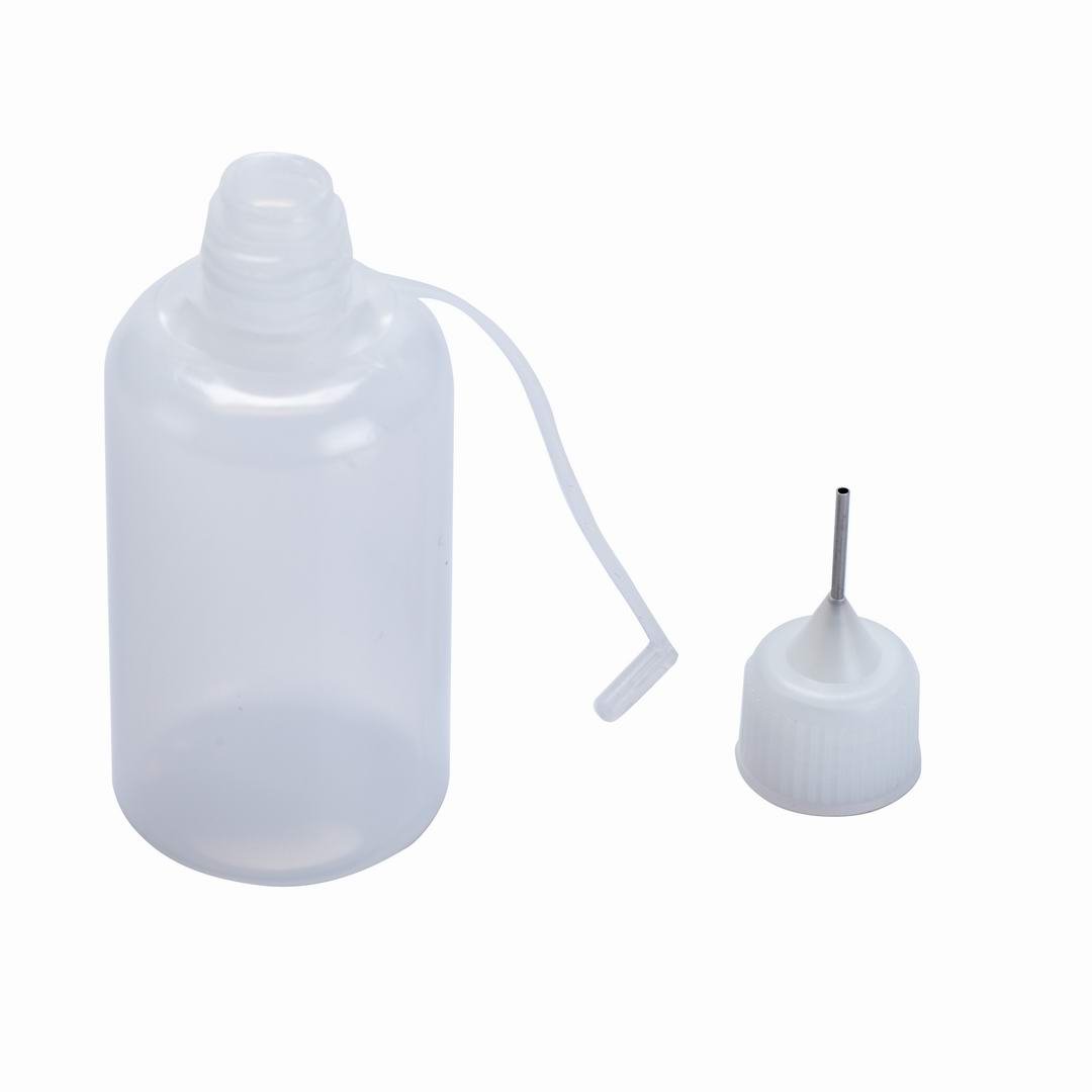 BinaryABC Needle Tip Glue Bottle,Empty Glue Applicator Bottle,Squeezable Dropper Bottle,30ml, 15pcs