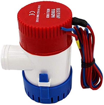 INNOGLOW Submersible Boat Bilge Water Pump 12v 750gph 1100gph 2000gph Automatic Submersible/Non-Automatic Marine Electric Bilge Pump for Ponds, Pools, Spas Silent, Boat Caravan RV Submersible
