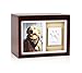Pearhead Pet Dog or Cat Personalized Wooden Memory Box Keepsake, Pet Urn, Espresso, 41406