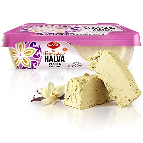 Haddar by Baracke Premium Quality Vanilla Halva 12.34oz Sugar Free