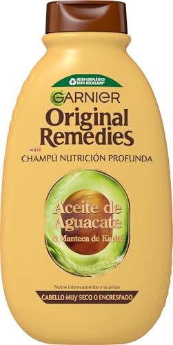 Original Remedies Aceite De Aguacate Y Manteca De Karité Champú Para Pelo Rebelde Y Encrespado 600 Ml