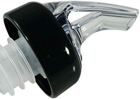 Measured Pourer - Liquor Bottle Pourers - Collared - (3pk) Made 100% In The USA. Bar Spouts That Don't Leak - No Cracks, Just A Perfect Cocktail Pour Everytime. Great for Wine Too! (2oz)