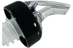 AmeriPour - Measured Pourer - Liquor Bottle Pourers - Collared - (3pk) Made 100% In The USA. Bar Spouts That Don't Leak - No Cracks, Just A Perfect Cocktail Pour Everytime. Great for Wine Too! (1.5oz)