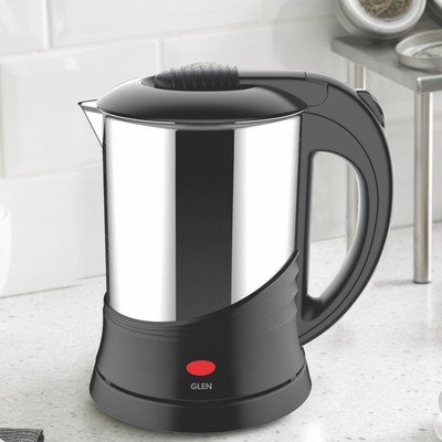 Glen 9015 Stainless Steel Electric Kettle 1.0L, 1350W, 2 Years Warranty