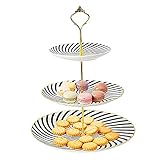 CofeLife 3 Tier Ceramic Cake Stand - Elegant