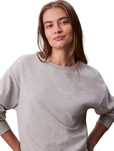 Damen Sweatshirt Archive Logo French Terry Crew Neck, Grau (History Grey Heather), XS