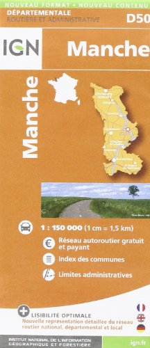 Manche: IGN721250 (Departement Maps) by (Map)