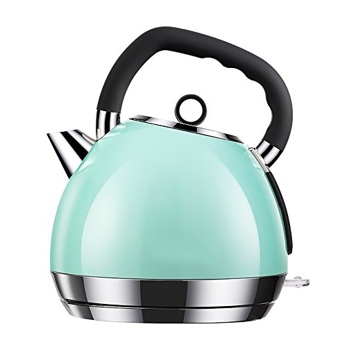 ZJâ“‡ kettle Electric Kettle Home Tea Makers Tainless Steel Automatic Power Off Kettle 1.8liters Pink/blue Fast Boiling, Boil-Dry Protection ## (Color : B)