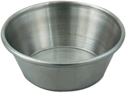 American MetalcraftInc. American Metalcraft B34 Sauce Cups, 3.15" Length x 3.1" Width, Silver