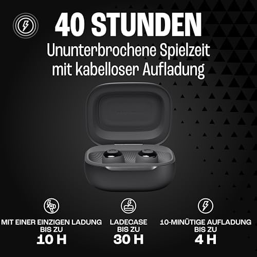 Live Buds 3, Wireless Earbud-Kopfhörer mit Bluetooth, 40 Stunden Akkulaufzeit, True Adaptive Noise Cancelling und hochauflösendem JBL Signature Sound, IP55 wasserfest, Schwarz