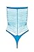 Cocolicious Women's Sexy Lingerie String Me Along Seamless Bodysuit with Spaghetti Straps - Blue - One Size