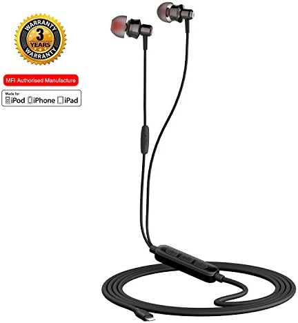 Iphone 7 Headset,DBKech MFI Music Earbuds In-Ear Earphone with Microphone Hands Free Headphones HD Stereo Earpods Earpiece for Smartphone