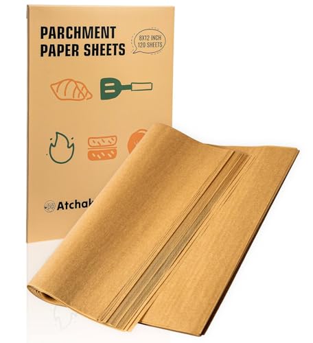 Parchment Paper Sheets 8x12 Unbleached 120Pcs