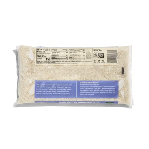 365 BY WHOLE FOODS MARKET, ORGANIC JASMINE THAI WHITE RICE, 32 OUNCE