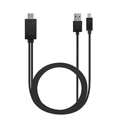 yubohai 6,5 Füße Mobile zu TV Kabel MHL auf HDMI 1080P HDTV Adapter Kabel Micro USB zu HDMI Kabel für Samsung Galaxy S3/S4/S5
