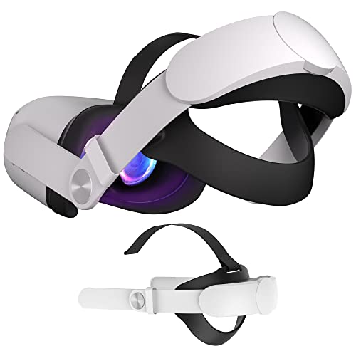 Bioherm Elite Strap for Oculus Quest 3 Accessories, Adjustable and Lightweight Head Strap for Enhanced Support & Balance Weight in VR